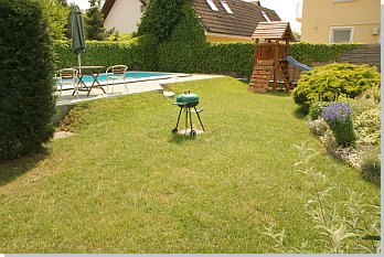 Villa Neitzer Sifok (Plattensee) mit privat pool (schwimmbad) - Der Garten