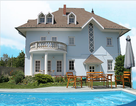 Ferienhaus Neitzer Siofok privat pool schwimmbad klima