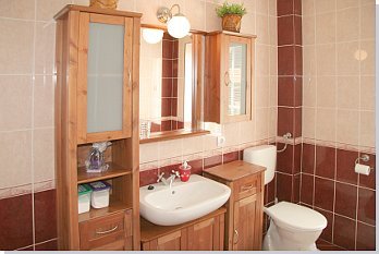 Neitzer vendégház Siófok - Rózsaszín fürdőszoba